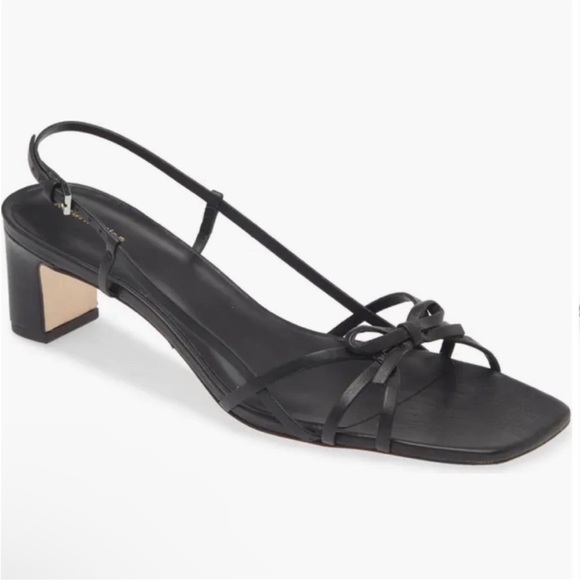 Reformation Shoes - NEW Reformation black Sally bow sandals